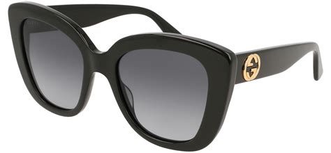 gradient gucci sunglasses|Gucci GG0327S 52 Grijs Gradiënt & Glanzend zwart Sunglasses .